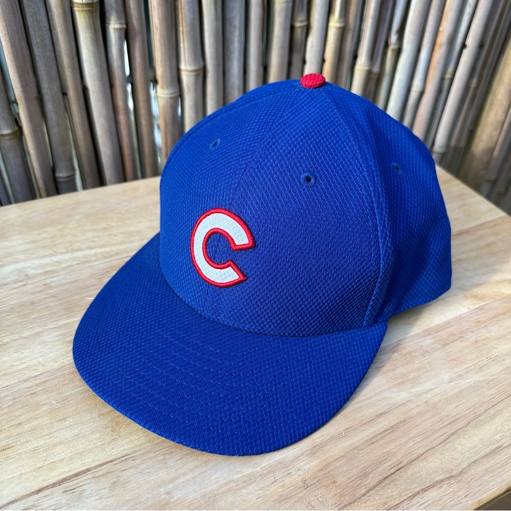 MLB 2016 New Era Chicago Cubs Fitted Low Crown Baseball Hat Size 7-1/2